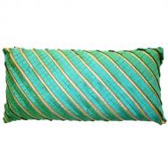 Teal Silk Frills 